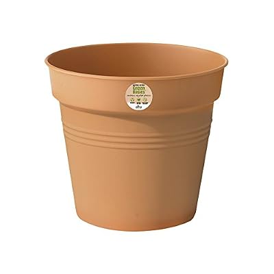 Elho Green Basics Pot De Culture 35 - Growpot - Terre Cuite Doux - Intérieur & Extérieur - Ø 35 x H 32.2 cm
