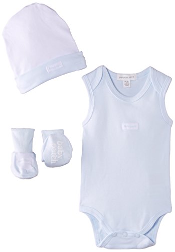 Pumpkin Patch Baby Boys 0-24M Adventure Gift Clothing Set, Illusion Blue, 0-3 Months