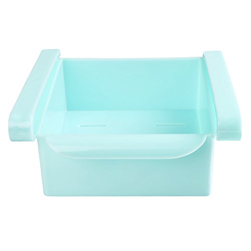 Kühlschrankbox Küchen Aufbewahrungsbox Schublade Aufbewahrungskiste Dekobox Optik (Blau) - 7