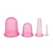 Produktbild Hemore Silikon Anti-Cellulite Schröpftherapie Set Silikon Vakuum-Massagebecher für Körper und Gesichtsmassage chinesisches Schröpfset 1 Set Pink