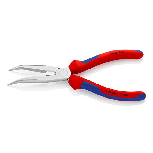Knipex 26 25 200 Flachrundzange mit Schneide – Storchschnabelzange - 2