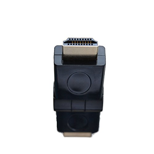 HDMI Stecker auf Buchse 360 Grad drehbar und neigbar drehbar Adapter Winkel - 6