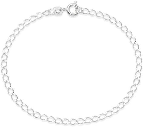 Oval link chain bracelet 180mm (7") - suitable for charms 3900