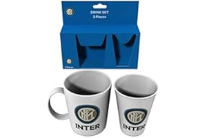 ROYAL INDUSTRY Set Mug con Bicchiere FC INTER Prodotto ufficiale