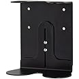 Kuishi Wall-Mounted Black Soap Dispenser Bracket, 250-500ml Soap Bottle Holder, Double Black, Resistant to Corrosion and markings, Decoration, Bottles Not Included