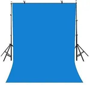 Camrox 8x12 Feet Background for Photo Studio and Outdoor Photography Backdrop ||Sky Blue Lekera Cloth||