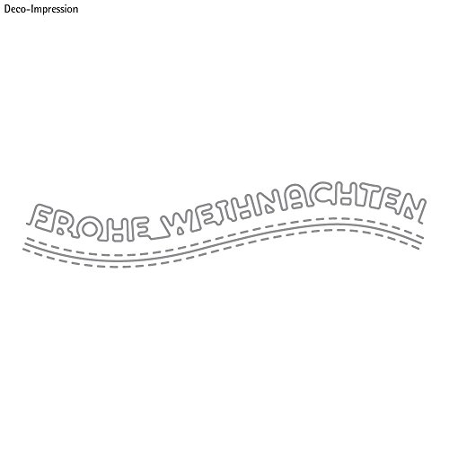 RAYHER 59722000 Stanzschablonen Set, Frohe Weihnachten, SB-Btl, 2 Stück - 2