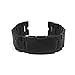 Produktbild Tailcas® Hoch Qualität 22mm Edelstahl Solide Verbindungen Design Uhrenarmband Armband Watchband Strap Speziell für Motorola Moto 360 Smart Uhrband mit Installationswerkzeuge - Schwarz