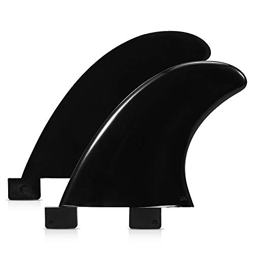 Lixada Surfboard Fin Set - Palmes de Planche de Surf en Fibre de Verre - Palmes de Surf en Nylon GL/GX / M5 / G5 FCS