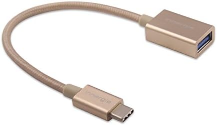 Innergie Magic Cable USB Type C 3, Charge and Sync Cable for all USB devices – Type C to Type C, Colour: Gold – 1 Metre gold