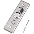 NAVKAR SYSTEMS Stainless Steel Switch Panel Door Exit Push Button Access Control (3 by 1)