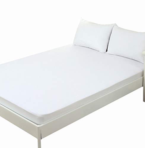 ACTNOW Waterproof Bed Bug Proof Box di Letto Bed Encasement Protector Bianco, 4FT Small Double (120 * 200+35cm)