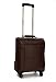 MBOSS Faux Leather 4 wheel Cabin Luggage Strolley bag with Free Laptop Sleeve - ONT_082_Brown RS.5999.00
