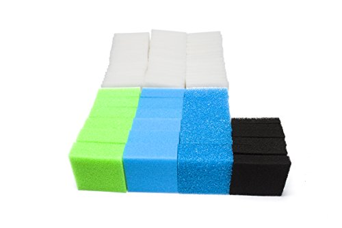 LTWHOME Compatible Eponges Filtres Convient pour Le Juwel Standard/BioFlow 6.0/ L (Paquet DE 74)