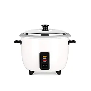 Pigeon by Stovekraft Joy Rice Cooker with Single pot, 1 litres. A smart Rice Cooker for your own kitchen (White)