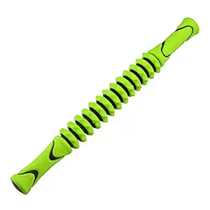 BigCloud Manual Massage Stick Legs Roller for Athletes Relief Muscle Soreness Cramping with Trigger Point Muscle Roller for Physical Acupressure Therapy for Legs, Back, Shoulder & Calf (Multicolor)