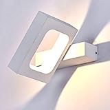 Simple y practica lampara de pared: exquisito y forma compacta, forma cuadrada, suave y armonioso de contorno corporal, estética muy moderna sensación, es un práctico dispositivo de iluminacion.
