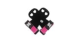 Suprfit Women Gymnastics Grips | Gymnastik Handschuh | Turn Riemchen | Hand Schutz | Crossfit Turnen Fitness WOD | Leder | Schwarz/Pink | XS bis M