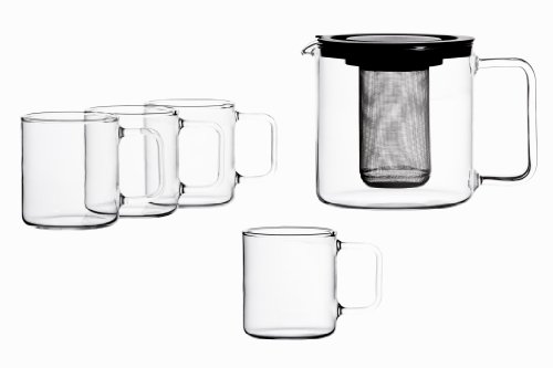 Bohemia Cristal Set pour thé 5 pièces