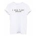Produktbild Kurze Shirt Damen, Sunday Sommer T-Shirts Mode Frauen Kurzarm T-Shirt "I Speak Fluent Sarcasm" Letter Beiläufige Gedruckte Löcher Bluse Tops Shirt Coole Streetwear (EU 40, Weiß)