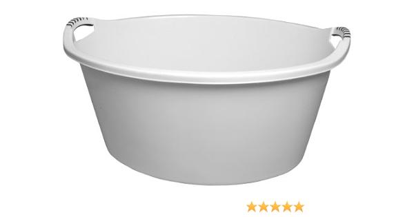 Babydan Baignoire Bebe Avec Bouchon Blanc Casse 90 Litres Amazon Fr Bebes Puericulture