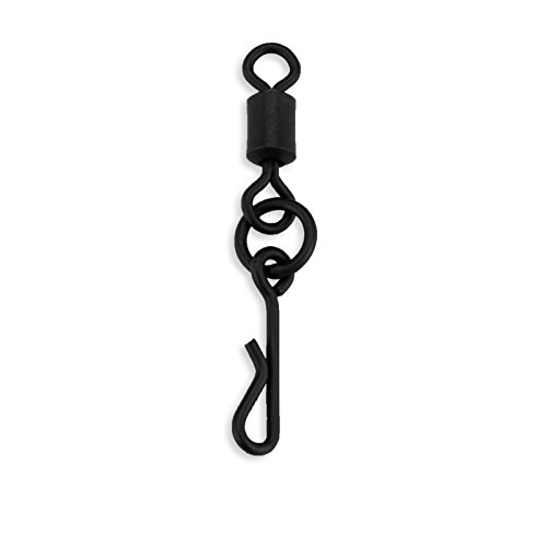 Bank TackleQuick Change Swivels with Flexi Ring Loop Size 8 Kwik Link Carp Tackle Rigs