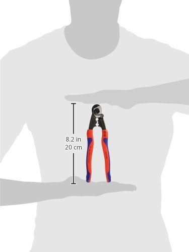 Knipex 95 62 190 Drahtseilschere mit zwei Pressprofilen - 2