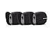 Price comparison product image 3 x Silicone Skins for Arlo Pro Smart Security - 100% Wire-Free Cameras by Wasserstein … (Arlo Pro, 3 x Black)