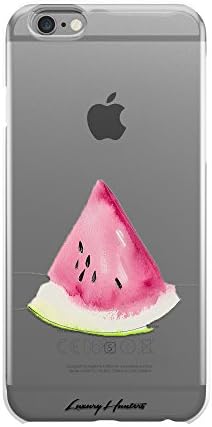 luxuryhunters Iphone 7/Iphone 8 case Watermelon transparent hard plastic case cover shell watercolour drawing design made by (Iphone 7 &amp; 8)