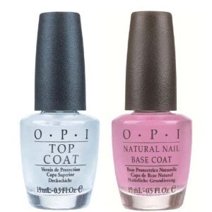 Natural Top Coat & Base Coat Nail Polish Treatment Duo 2 x 15ml