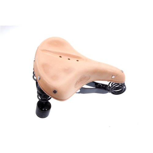 Lepper Primus Herren Fahrrad Sattel Kernledersattel Fahrradsattel