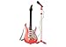 Produktbild Elektrische Spielzeug Gitarre mit Mikrofon - 6 melodien - Rot