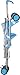 lulabi Mickey Stroller Lightweight Umbrella, Blue