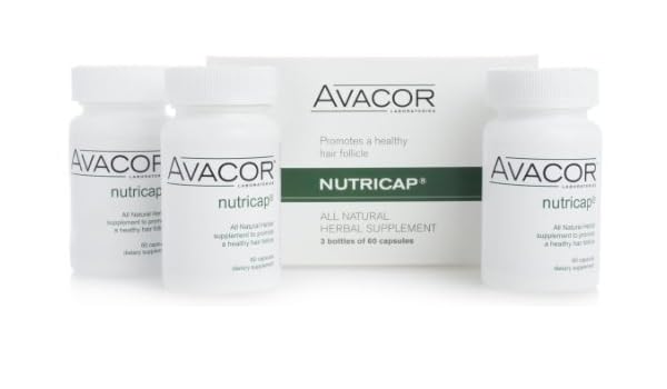 Avacor Nutricap Natural Herbal Supplement For Healthy Hair Growth