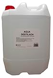 agua destilada 25 litros  Agua destilada. Envase de 25 litros.