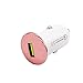 Produktbild Auto-LadegerätUSB Car Charger Schnellladeadapter Zigarettenanzünder für Telefon für iPad Mini 1/2, iPhone 5/6/6, iPod, iPad Air 1/2 (Roségold)