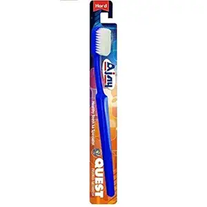 Ajay Quest Multicolor Toothbrush, Hard (Pack of 20)
