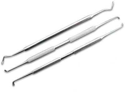 InstrumenteNrw Coin Set pelle professionnel double Instruments 3 pièces