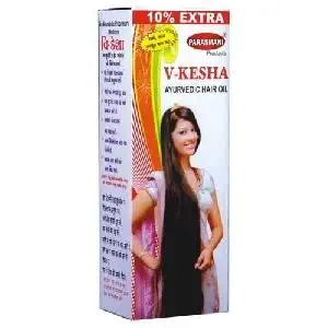 V kesha ayurvedic hair oil and shampoo (peck of 2)