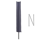 Utilizable durante todo el año: proteja su sombrilla con esta cubierta de tejido Oxford 600D. Gracias al grueso revestimiento interior de PVC y excelentes costuras, la cubierta es resistente al agua y a la intemperie.