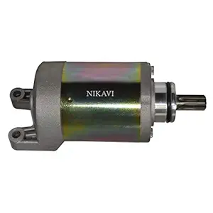 NIKAVI SM2 Self Starter Motor Assembly Compatible for TVS Apache 150, 160,180 (All Models)