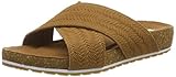 Slip on Timberland Damen Malibu Waves Cross Slide Pantoletten, Braun (Saddle 13f), 37 EU