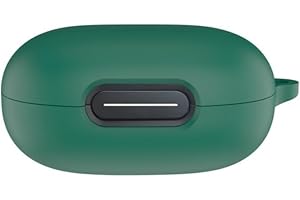 FTRONGRT Etui kompatybilne z Anker SoundCore Sport X20, odporne na zarysowania, odporne na wstrząsy, silikonowe etui kompatybilne ze słuchawkami Bluetooth Anker SoundCore Sport X20. Ciemnozielone