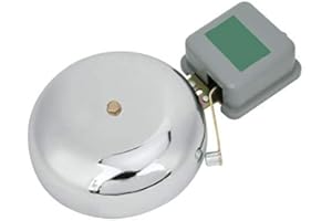 FAFEICY Timbre Eléctrico Exterior 220V Acero Inoxidable Campana Industrial para Colegio Hotel Restaurante Alarma Sin Chispas 150mm