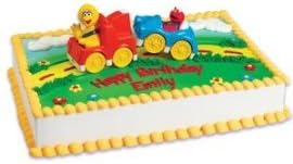 Sesame Street Big Bird and Elmo in Tow Birthday Cake Decorating Kit