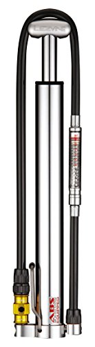 Lezyne Minipumpe CNC Micro Floor Drive, Silber-Glänzend, 18, 1-MP-MFDR-V2HVG