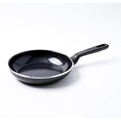 GreenPan CC001656-001 Memphis 20 cm Poêle à Frire-100% sans PFOA/PFA-Revêtement Antiadhésif Sain en Céramique-pour Induction/Four/Lave-Vaiselle, Noir