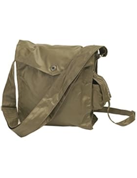 Echte NVA Schultertasche, olivgrün