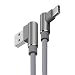 Produktbild Hochwertige zrl 90-Grad, USB Typ C-Kabel, Nylon, geflochten, mit USB-C-Typ A, schnelles Aufladen und Daten Sync-Kabel für Samsung Galaxy-Note 8, S8 Plus, LG V30, G6, Huawei P20/Pro OnePlus 3 und mehr