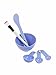 LIFECART 4 in 1 Facial DIY Mask Bowl Brush Spoon Tools Set Makeup Set-Purple